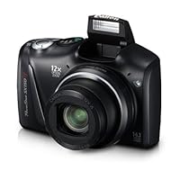 PowerShot SX150 is 14.1 MP Digital Camera with 12x Wide-Angle Optical Image Stabilized Zoom with 3.0-Inch LCD (Black) (Old Model) (Renewed)