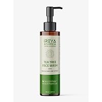 Tea Tree Face Wash 100ml (3.38oz) Made With Neem Extract & Tea Tree oil | Moisturizing Face Wash for men and women, Gentle Daily Face Wash for Soft and Smooth Skin