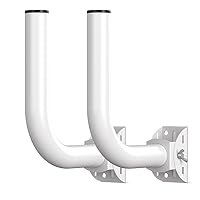 Ueevii Universal Wireless Bridge Bracket Mount, Pole and Wall-Mounted Mount for Outdoor Point to Point AP Access Point Client Bridge CPE,2-Pack