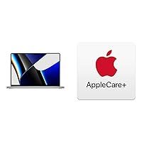 2021 Apple MacBook Pro (16-inch, Apple M1 Pro chip with 10‑core CPU and 16‑core GPU, 16GB RAM, 1TB SSD) - Silver AppleCare+ for 16-inch MacBook Pro (M1)