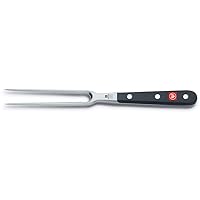 Wusthof CLASSIC Straight Meat Fork, Black, Stainless Steel