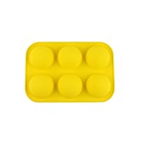 Large 6-Cavity Semi Sphere Silicone Molds, Baking Mold for Making Hot Chocolate Bomb, Cake, Jelly, Pudding, Dome Mousse