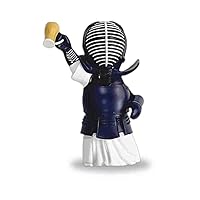 EKNDOCOM Kendoka Figure with Beer Kendo Doll with bogu White gi and Hakama Toy Figure