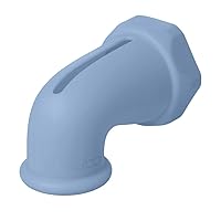 Ubbi Bath Spout Safety Guard, Soft Silicone Spout Cover for Baby Bath Time, Must Have Bath Time Accessory, Cloudy Blue