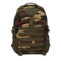 35L Men's Tactical Camping Hiking Backpack Camouflage Waterproof Mountaineering Bags (Color : 002)