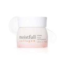 ETUDE Moistfull Collagen Cream 2.53fl.oz(75ml) | Collagen Water Delivers Hydration To Make Your Skin Bouncy & Dewy | Soft And Adhering