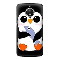 R2631 Cute Baby Penguin Case Cover for Motorola Moto E4 Plus