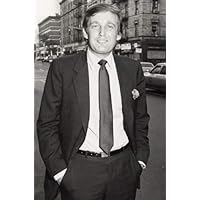 ConversationPrints YOUNG DONALD TRUMP GLOSSY POSTER PICTURE PHOTO BANNER president old vintage