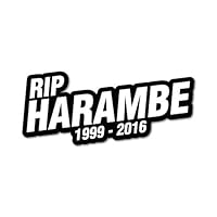 RIP Harambe Sticker