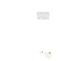 Hexagonal Graph Paper Notebook with Honey Bees | Great for Organic Chemistry, Biochemistry, Engineers, Artists, and Quilters | 8-1/2