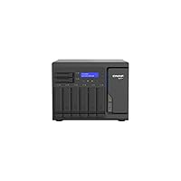 QNAP TS-h886 8 Bay Enterprise NAS with Intel® Xeon® D-1622 CPU and Four 2.5GbE Ports