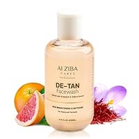 Yellow Silver De-Tan Face Wash Infused with Grapefruit & Saffron Extract Tan Removal Formula Vitamin E - 200 ML