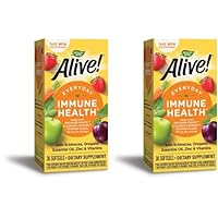 Nature’s Way Alive! Everyday Immune Health Supplement*, 30 Softgels (Pack of 2)
