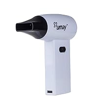 Rechargeable Hair Dryer with USB Saving Energy Lithium Battery Wireless Painting Dryer Suitable for Painting Pet Child Hot Wind and Cold Wind Blower…