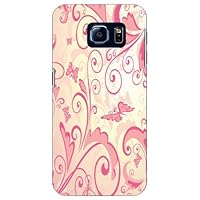 Butterfly C Pink Produced by Color Stage/for Galaxy S6 SC-05G/docomo DSC05G-ABWH-151-MBD6