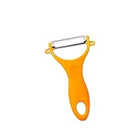 Peeler High Hardness , Accessory Kits On Bakery; Dessert Store; Cool Drink Store; Canteen; Juice'S House, 130x77.5(MM), Yellow, 2 Pieces Fruit Vegetable Grater Slicer Peelers.