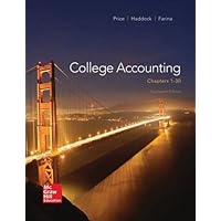 College Accounting: Chapters 1-30 College Accounting: Chapters 1-30 Hardcover Kindle