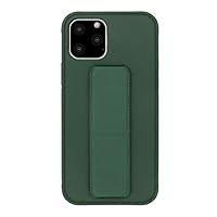 Holder Stand Case for Samsung Galaxy S21 Ultra S20 FE S10 Plus Note 20 S 10 A42 A51 A71 Leather Wrist Strap Cover,DRAK Green,for S21 Plus