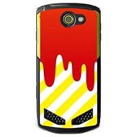SECOND SKIN DRIP Red/Yellow (Clear) / for Torque G02/au AKYG02-PCCL-299-H004