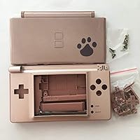 New Full Housing Case Cover Shell with Buttons Replacement Parts for Nintendo DS Lite NDSL Game Console-Cat Paw.
