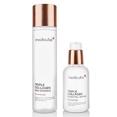 Medicube Triple Collagen Set (Essential Serum 50ml+ Skin Essence140ml)