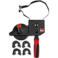 BESSEY VAS-23+2K-CB, 23 ft Variable Angle Strap Clamp with 4 Clips
