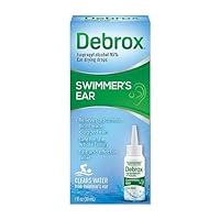 Debrox Swimmer's Ear Drying Drops for Adults & Kids, 1 Fl oz. (Pack of 2)