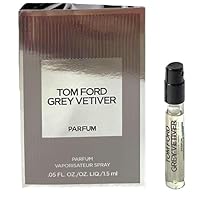 Tom Ford Grey Vetiver Parfum For Men 0.05 Ounce Travel Sample Size Perfume Spray Vial