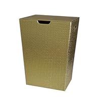 Gedy 6739-87 Rectangular Laundry Faux in Gold