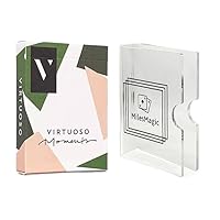 MilesMagic Virtuoso Moments (Open Court I) Playing Cards | Limited Standard Edition Virts Deck for Cardistry | with Acrylic Transparent Storage Card Clip, OC1
