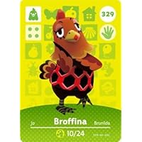 Broffina - Nintendo Animal Crossing Happy Home Designer Series 4 Amiibo Card - 329