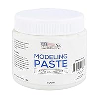 U.S. Art Supply Modeling Paste Acrylic Medium, 500ml Tub