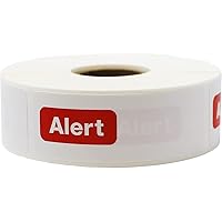 Alert Medical Healthcare Diagnostic Labels 1 x 2.875 Inch 500 Total Stickers