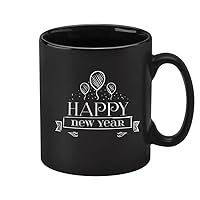 Printed Ceramic Coffee Mug | 330 ml | Best Gift for Loving Ones | Happy New Year