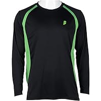 Long Sleeve Shirt Men's (Black/Green) XXL
