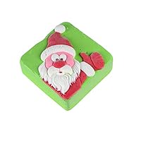 Santa Claus Cake Silicone Mould Handmade Soap Chocolate Candy Making Mould Christmas Cake Molds