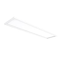 1x4 FT Surface Mounted LED Kitchen Panel Light, Dimmable 3000K Neutral White, 45W & 4200lm, Built-in Driver, Super Slim Flush Mount Ceiling Light for Kitchen, Hallway,Gym,Office, Basement