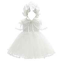 Baby Girl Christening Dress Princess Party Wedding Dress Baptism Growns Dresses 3Pcs Set