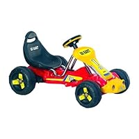 Red Racer Battery Operated Go Kart - Comes with 6 Bonus Sport Cones!