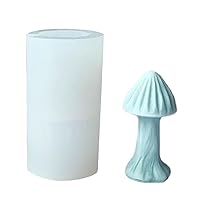 3D Mushroom Candle Silicone Mold Mushroom Shape Candle Mould for Candy-Decor