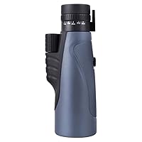 10-30x50 HD Monocular Telescope with Smartphone Adapter, Upgraded Tripod - High Power Monocular with Clear Low Light Vision for Star Watching - Lightweight Monocular for Bird Watching Hunting