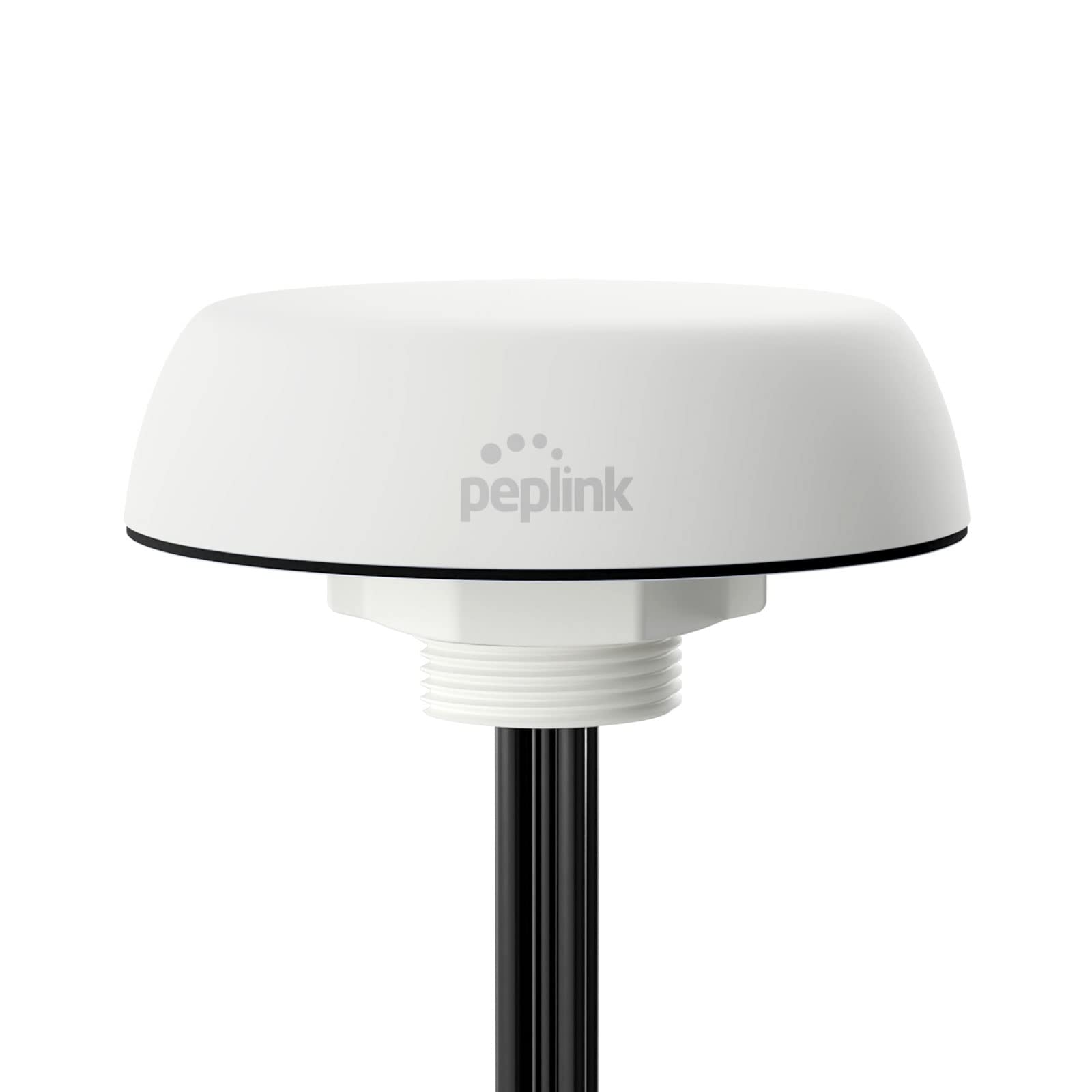 Peplink Mobility 22G, 5-in-1 Cellular and Wi-Fi Antenna with GPS Receiver, SMA and RSMA, 6.5ft/2m, White | ANT-MB-22G-S-W-6