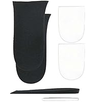 12mm(1/2 Inch) Limb Leg Length Discrepancies LLD Heel Inserts Insoles (2 Large Lefts)