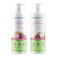 Mama.earth Onion Anti Hairfall Combo Shampoo and Conditioner- 250 ml each