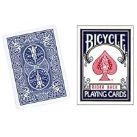 Blank Face Cards (Bicycle) - blue by US Playing Cards