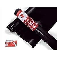3M 2080 G12 Gloss Black (5ft x 3ft W/Application Card) Vinyl Wrap Film Sheet with Air-Release for Cars, Trucks & More (15sq ft Roll)