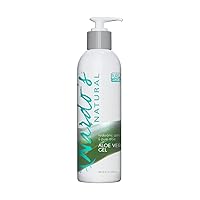 Aloe Vera Gel 8 Oz, Hydrating Leaf Gel for Face, Hair, Dry Skin & Scalp, Sunburn Relief – Moisturizer, Paraben Free (Pack of 1)