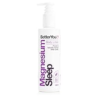 BetterYou Magnesium Sleep Body Lotion - Relaxing Body Lotion - Magnesium Body Cream WIth Lavender And Chamomile Blend - Sore Muscle Relief - 6.08 oz BetterYou Magnesium Sleep Body Lotion - Relaxing Body Lotion - Magnesium Body Cream WIth Lavender And Chamomile Blend - Sore Muscle Relief - 6.08 oz