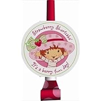 STRAWBERRY SHORTCAKE Party Favors Medallion Blowouts (8 Count)