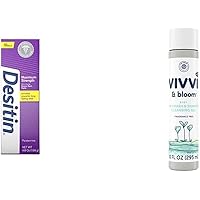 Desitin Maximum Strength Baby Diaper Rash Cream with 40% Zinc Oxide for Treatment, Relief & Prevention, 4.8 oz with VIVVI & BLOOM Gentle 2-in-1 Baby Wash & Shampoo Cleansing Gel 10 oz